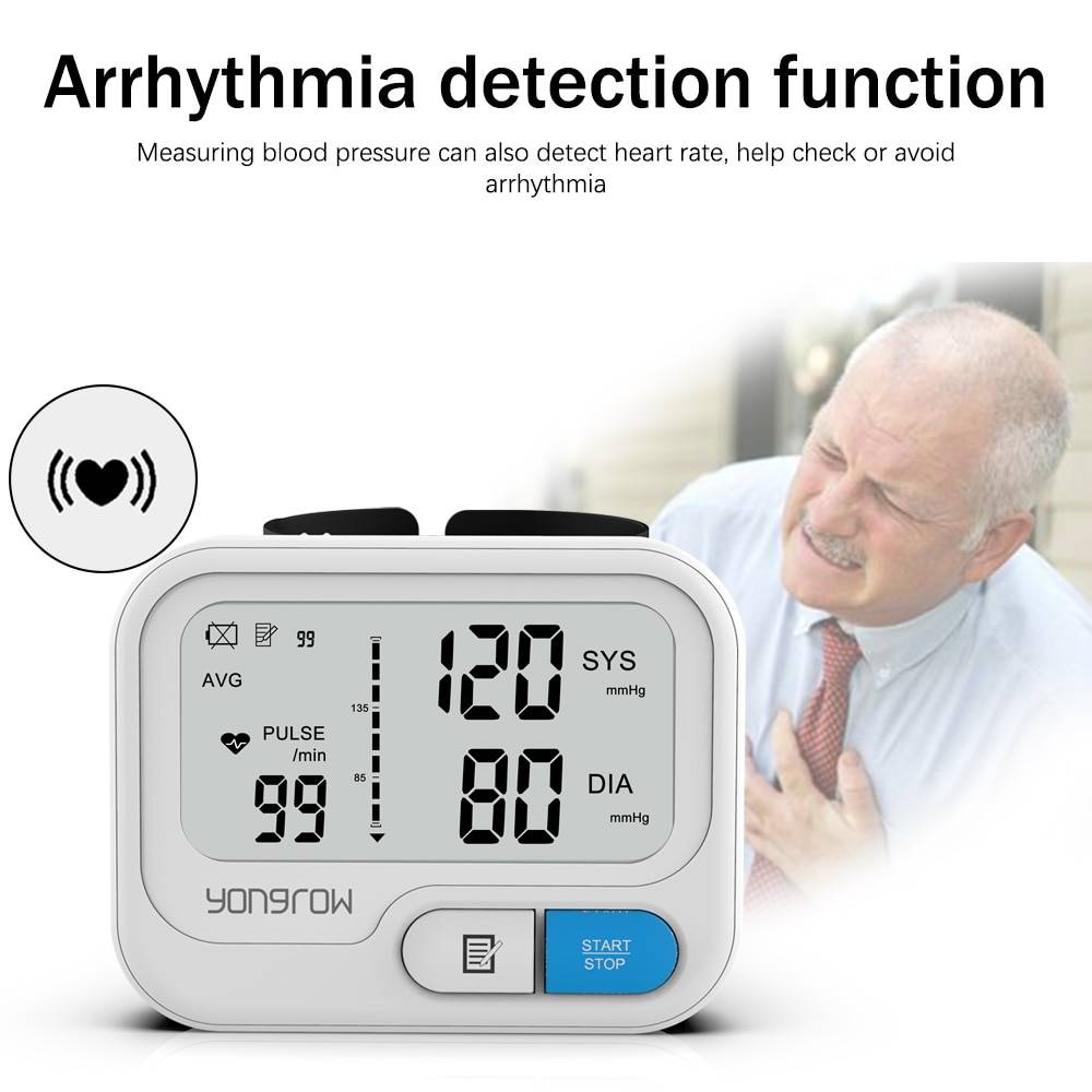 Automatic Digital Wrist Blood Pressure Monitor Health & Beauty 1ef722433d607dd9d2b8b7: Outside US