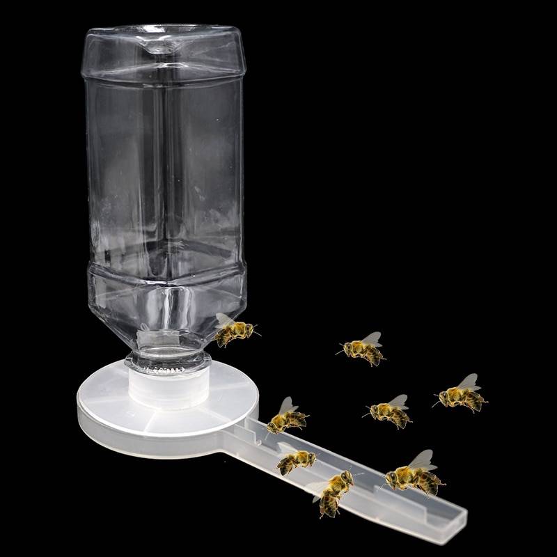 Bees Drinking Feeder Tool Safe White Plastic