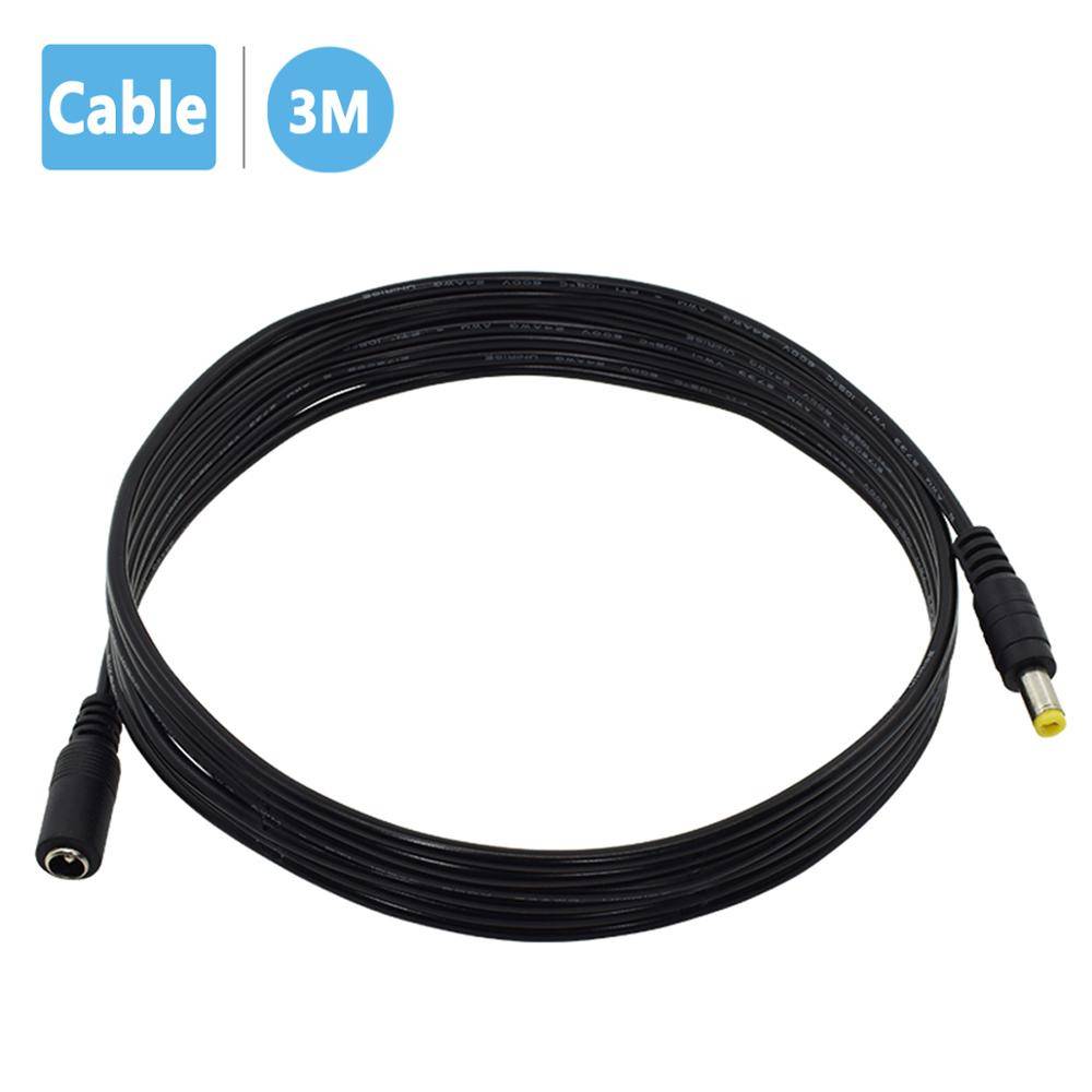 CCTV Camera Extension Cord DC12V Power Cable Camera Electronics Security 4c3e5f1dc3332d5c17e1a3: 3M