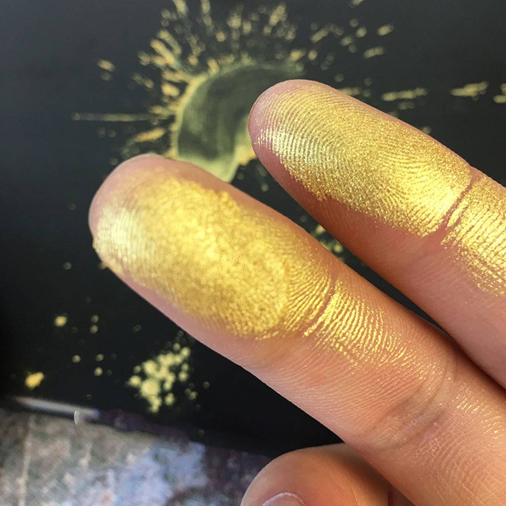 Golden Edible Glitter Powder Baking Color Dust for Chocolate Pastry