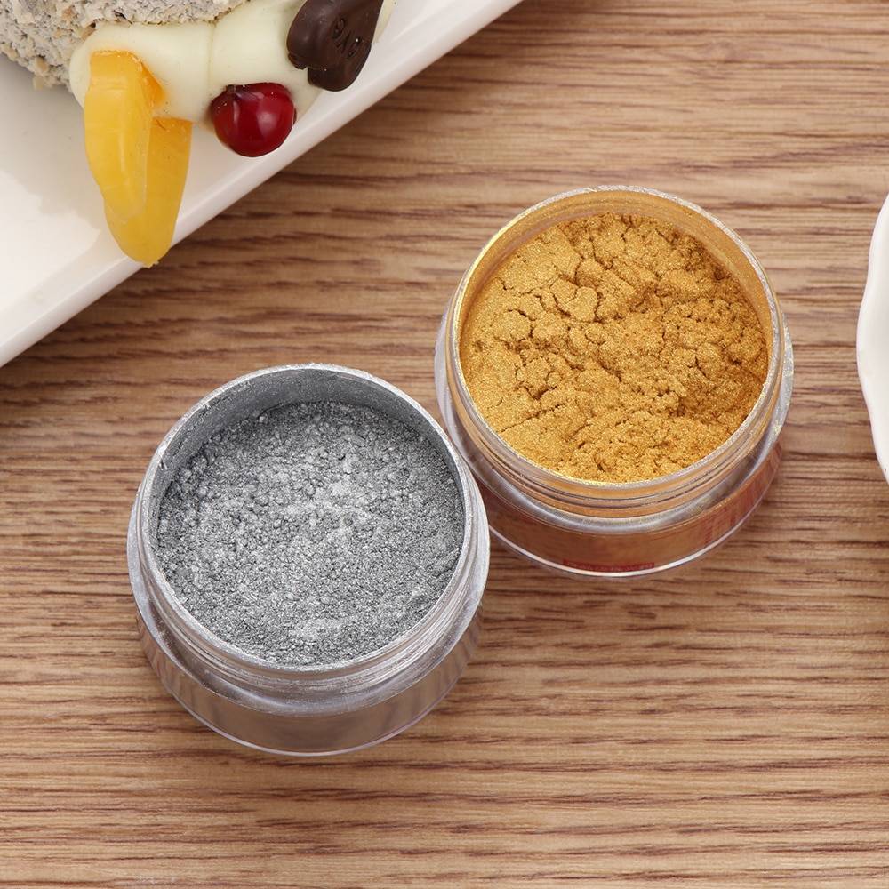 Golden Edible Glitter Powder Baking Color Dust for Chocolate Pastry