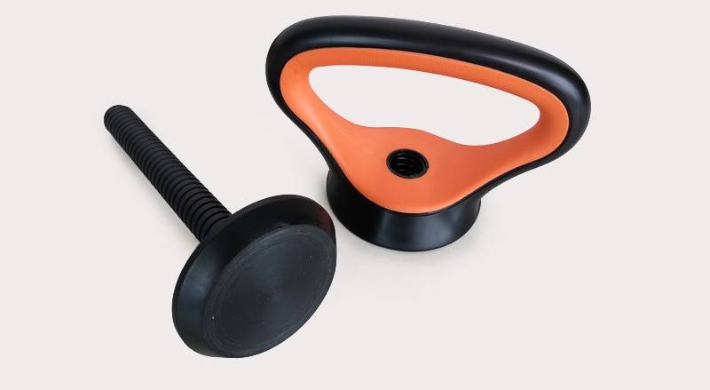 Gym Adjustable Kettlebell Handle with Weight Plates