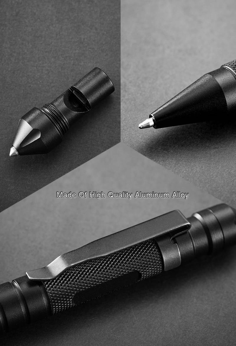 High-Quality 3in1 Tactical Pen Self Defense Emergency Tool