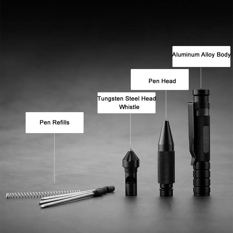 High-Quality 3in1 Tactical Pen Self Defense Emergency Tool