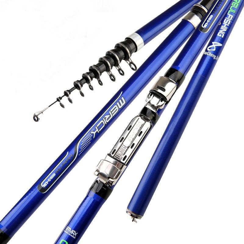 Long Carbon Fiber Spinning Fishing Rod Sports & Outdoors length: 3.6 m|4.5 m|5.4 m|6.3 m