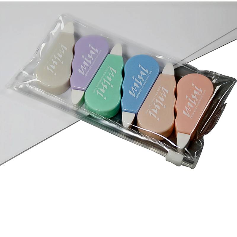 Mini Tape Correctors 4 pcs Set School Supplies color: 1set