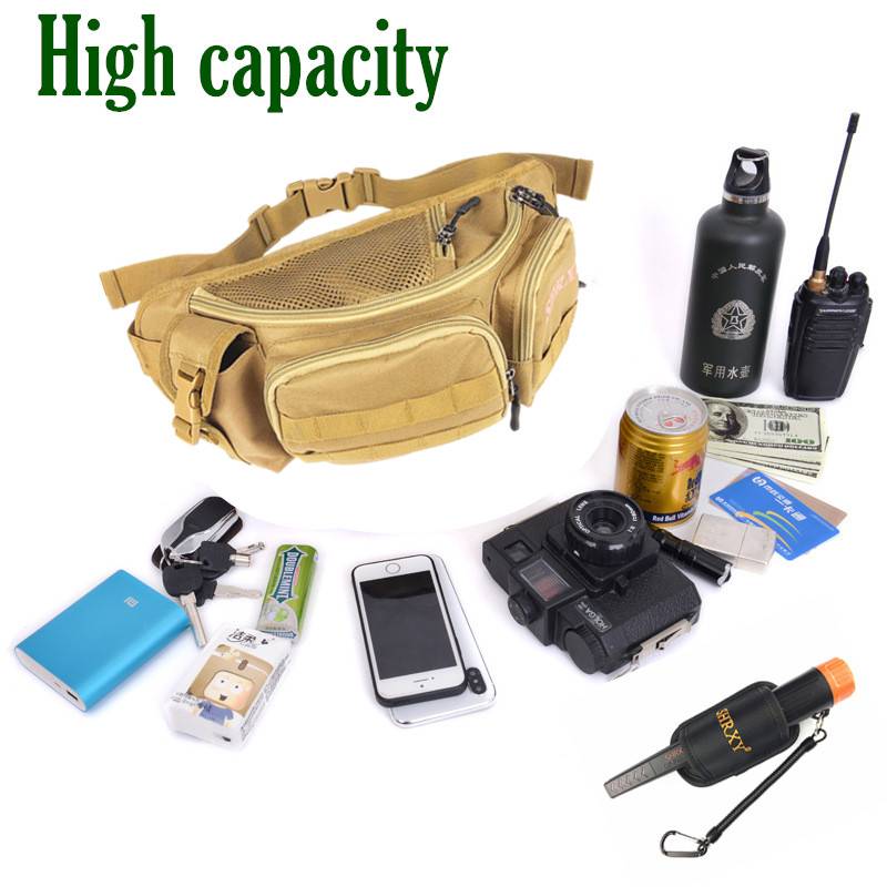 Multifunctional Outdoor Waist Bag metal detector Fishing Tackle