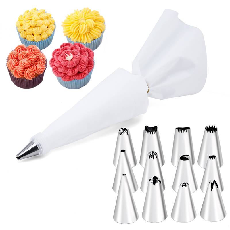 Pastry Bag with Nozzles For Cake Pastry and Confectionery