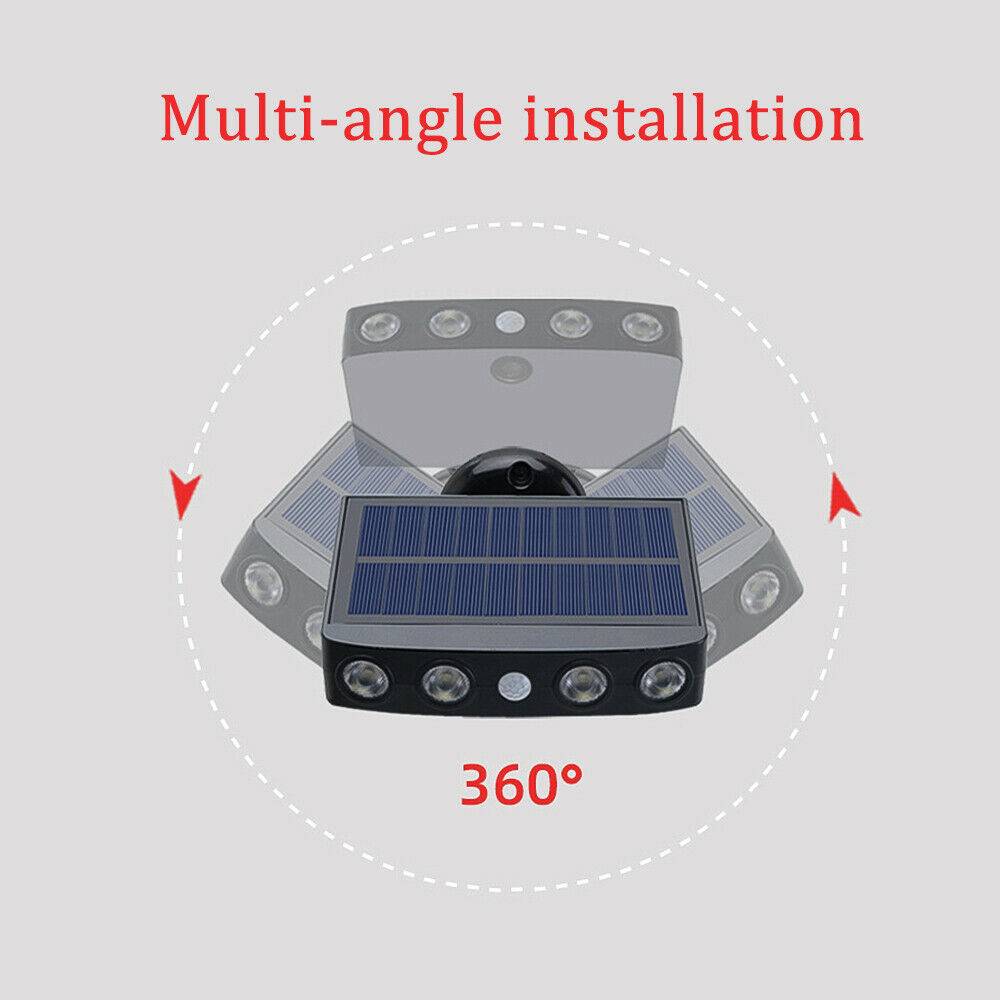 Outdoor Solar LED Streetlamp Motion Sensor Waterproof Wall Lamp