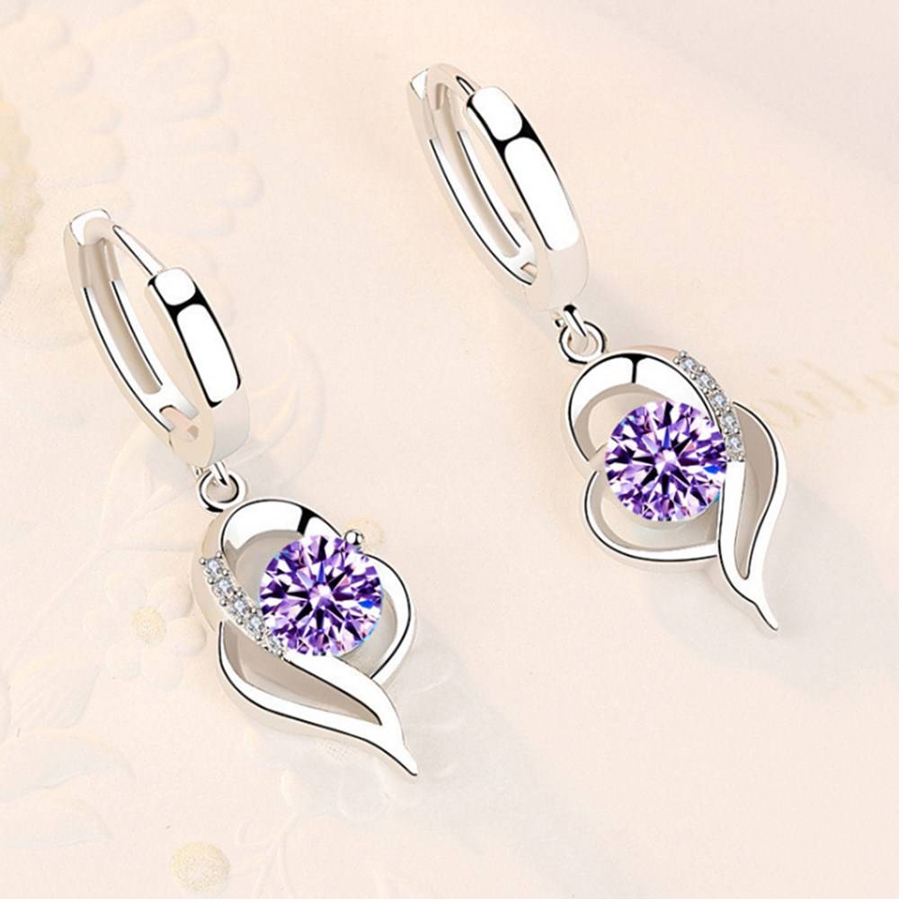 Stylish Zircon Silver Earrings 925 Sterling Jewelry Hot Selling Women's Fashion 8703dcb1fe25ce56b571b2: 063|064|065|066