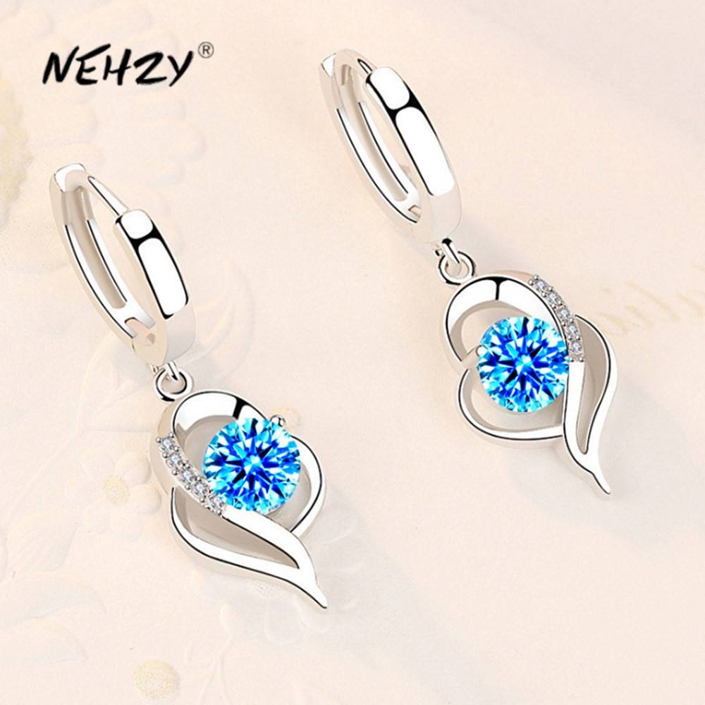 Stylish Zircon Silver Earrings 925 Sterling Jewelry Hot Selling Women's Fashion 8703dcb1fe25ce56b571b2: 063|064|065|066