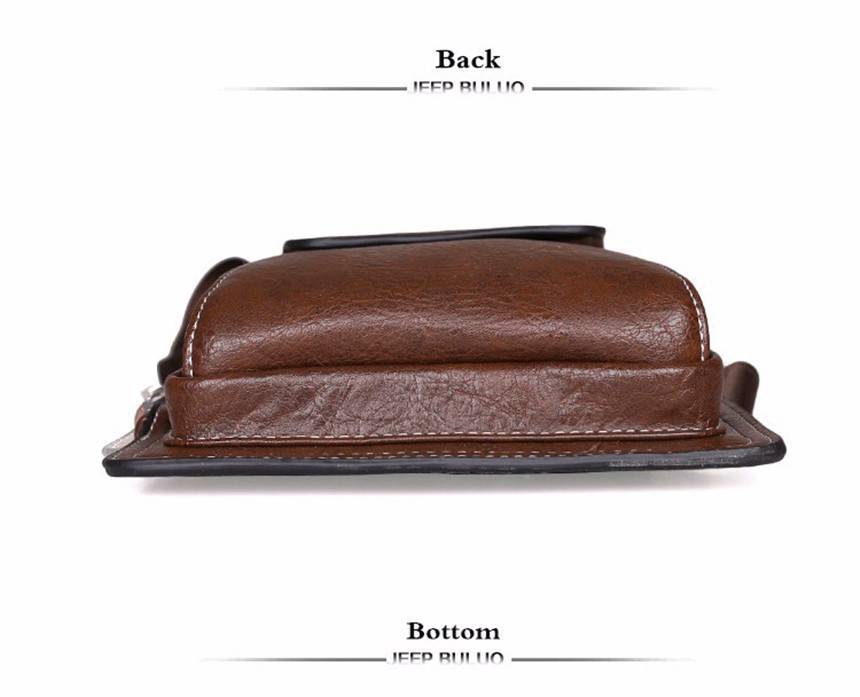 Cross-body Leather Chest Bag for Young Men