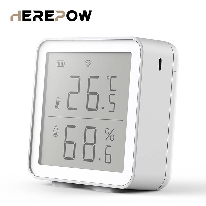 Home Temperature & Humidity Sensor wifi with LED Screen Home & Kitchen color: 1 PCS