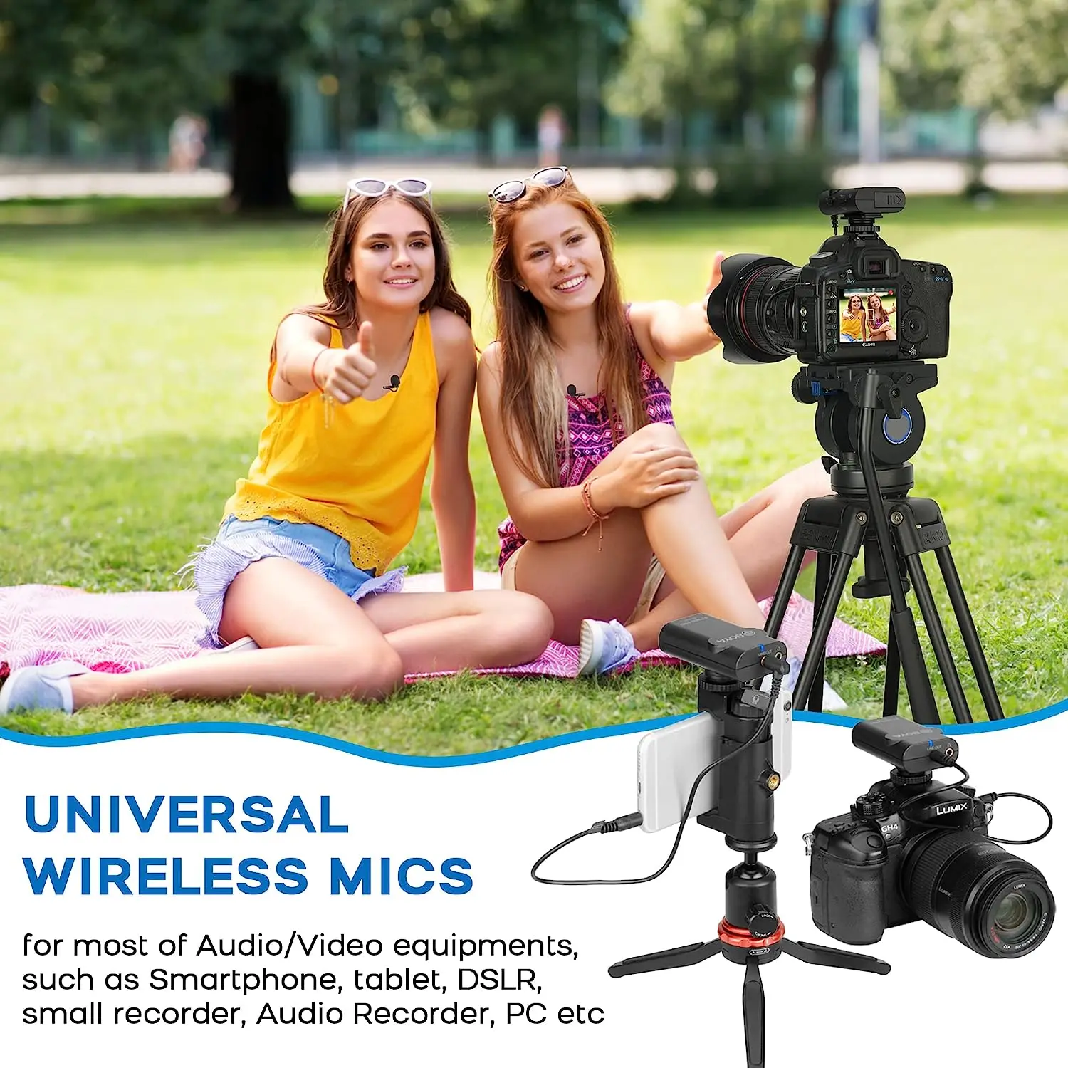 BOYA BY-WM4 PRO Wireless Lavalier Lapel Microphone for iPhone Android Smartphone DSLR Cameras Youtube Recording Streaming Vlog Uncategorized 1ef722433d607dd9d2b8b7: CN Store