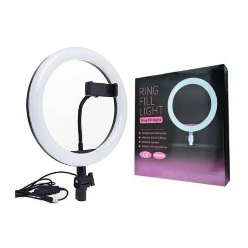 10-Inch LED Ring Light Kit for Video & Photography - Main full view