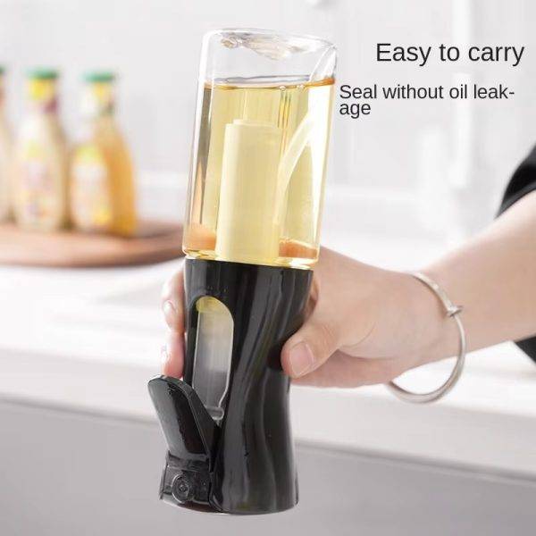 200ml Plastic Oil Spray Bottle Kitchen Cooking Sprayer - Easy to carry