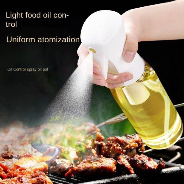 200ml Plastic Oil Spray Bottle Kitchen Cooking Sprayer - Light food oiling