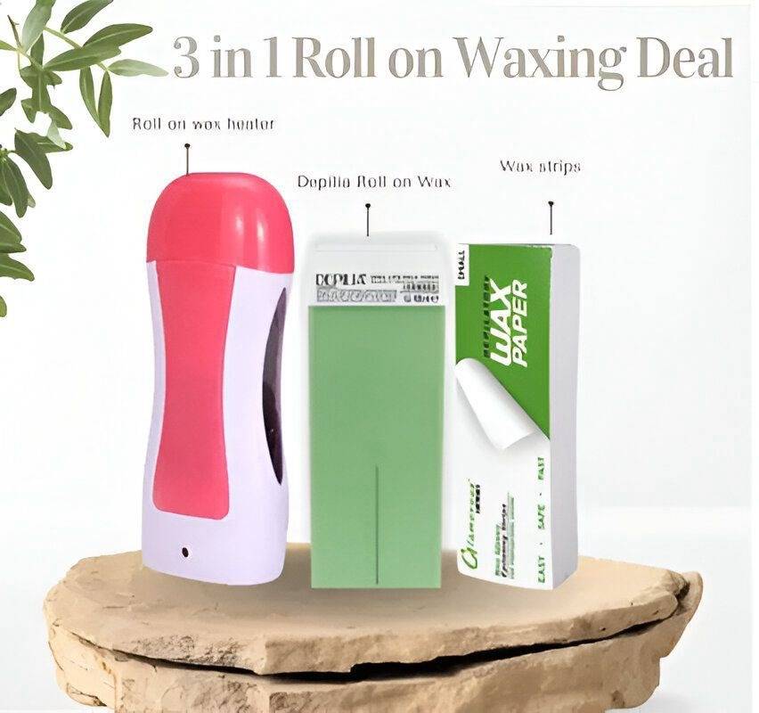 3-in-1 Wax Heater Machine Portable Waxing Kit - Waxing deal