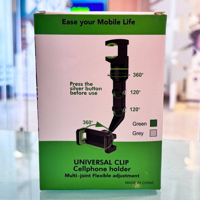 360° Universal Car Rearview Mirror Phone Holder Secur - Main view