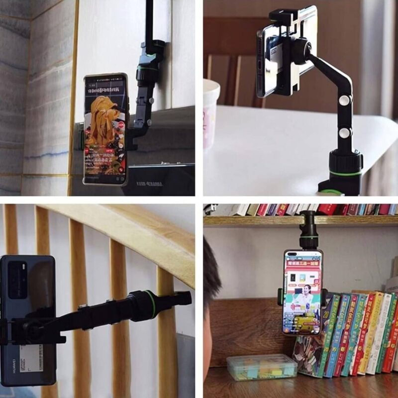 360° Universal Car Rearview Mirror Phone Holder Secur - Different using views