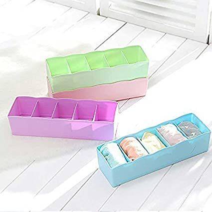 5 Grid Multipurpose Storage Box Slant Organizer - Boxes display
