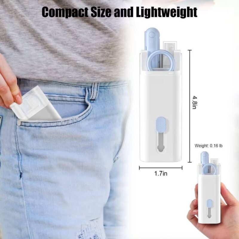 7-in-1 Electronic Cleaning Kit for Keyboard & Devices - Size guide