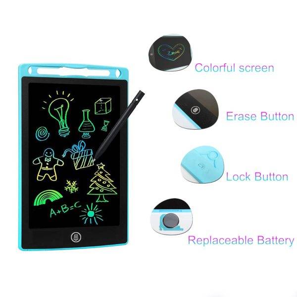 8.5 Inch Multi-Color LCD Writing Tablets Kids 4 - Easy to use