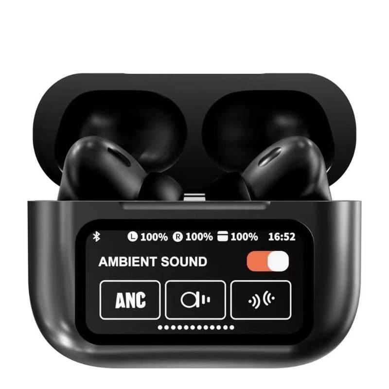 A9 Pro ANC AirPods Touch Screen Black Bluetooth 5.4 A9 Pro ANC AirPods Black Touch Screen Bluetooth 5.4 - Setting panel