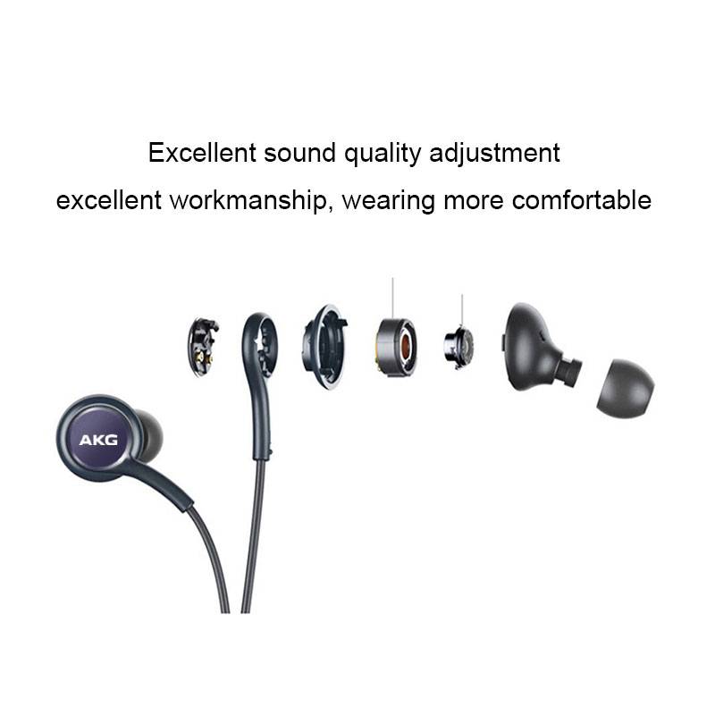 AKG Handsfree Stereo Sound Type-C 3.5mm Earphones - Inner parts view