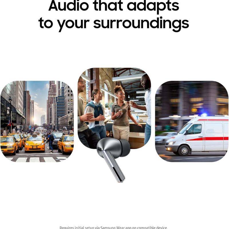 ANC Wireless Buds Pro with AI Audio White - Using views