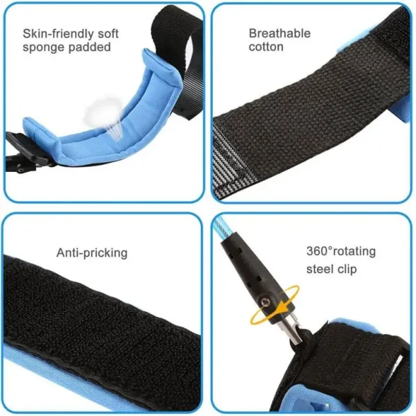 Anti-Lost Wrist Link for Kids 70-Inch Safety Strap - Easy features