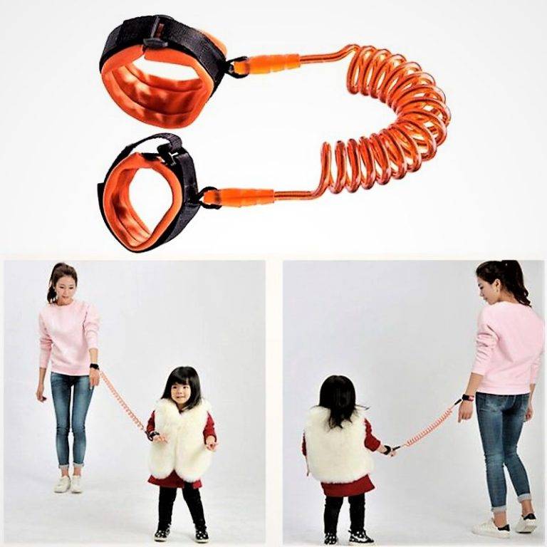Anti-Lost Wrist Link for Kids 70-Inch Safety Strap - Full use display