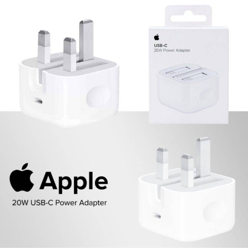 Apple 20W USB-C Power Adapter AAA Quality Fast Charger - Full display with box