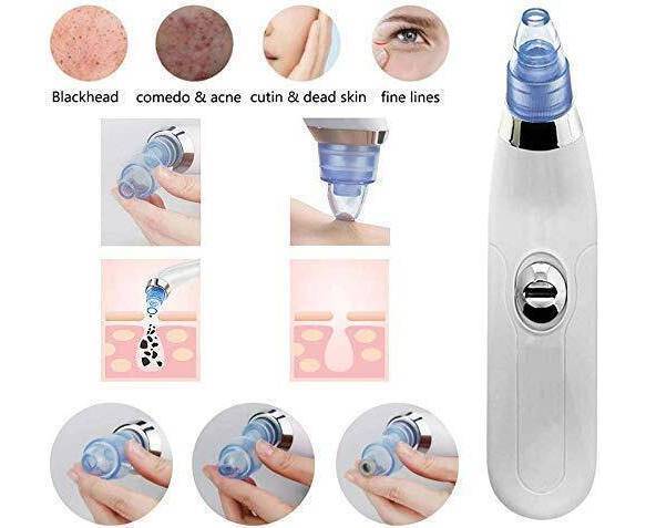 Blackhead Remover Vacuum Derma Suction 3-in-1 2025 - How to use