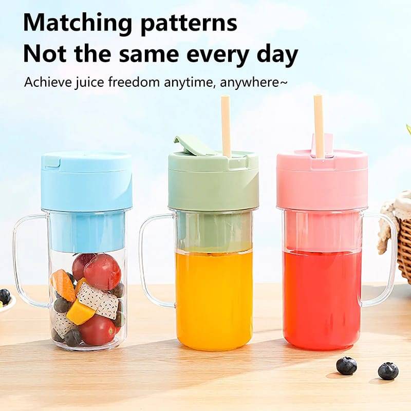 Crusher Juicer Mini Portable Blender 2025 - Matching colors