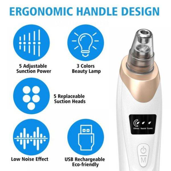 Electric Blackhead Suction Remover Pore Cleaner 2025 - Eco friendly