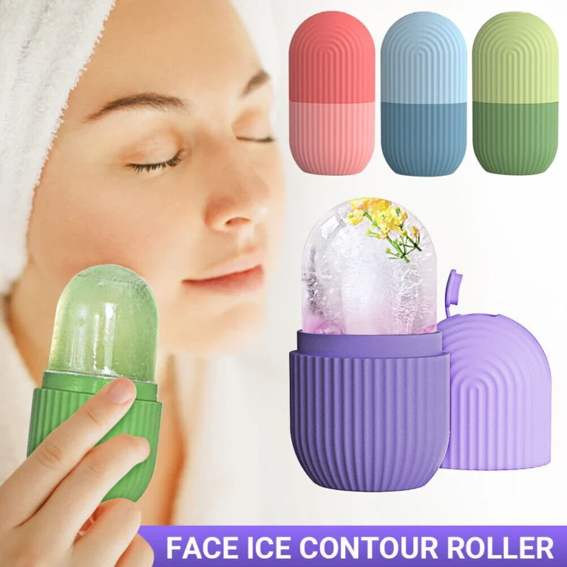 Facial Ice Roller Skincare Reusable for Face & Body - Main using view
