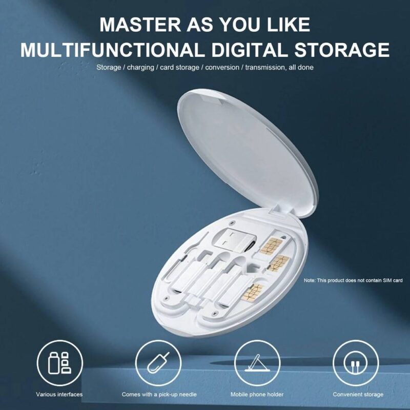 Fast Charging Cable Box 60W Multifunctional 2025 - Multi functional digital storage