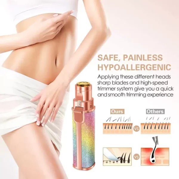 Flawless 2-in-1 Eyebrow Trimmer Rechargeable 2025 - With rechargeable usb adapter