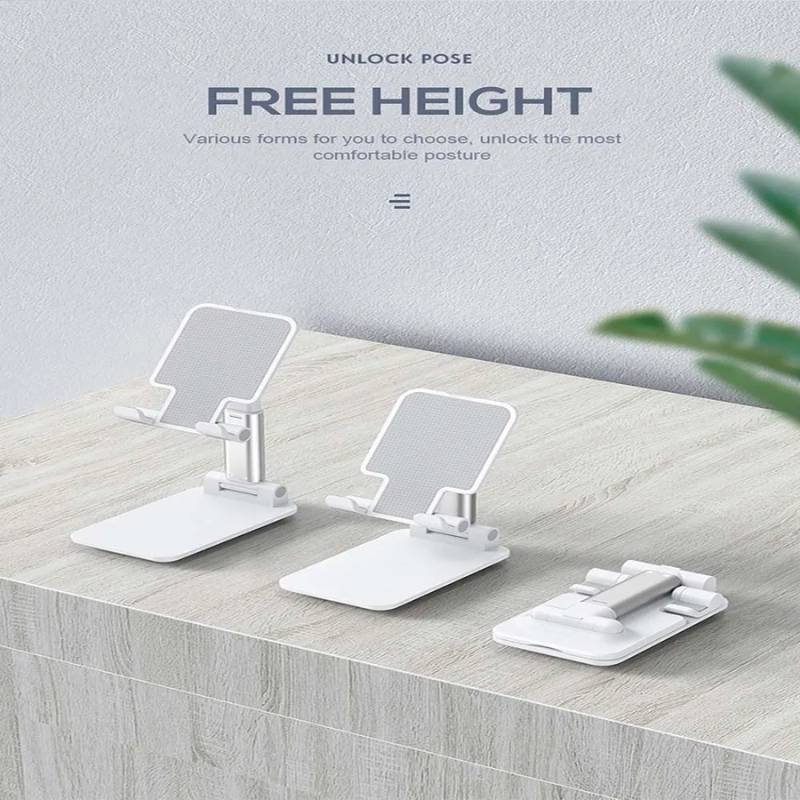 Foldable Mobile Tablet Stand, Adjustable Holder - Easy to cary