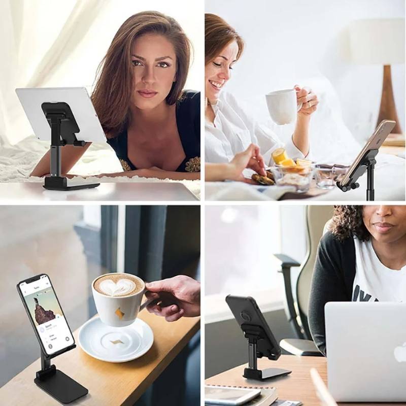 Foldable Mobile Tablet Stand, Adjustable Holder - Using views