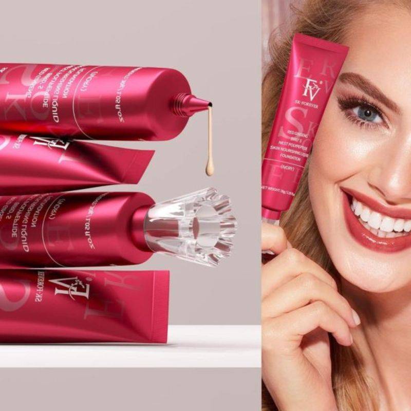 Close-up of FV Liquid Foundation bottle