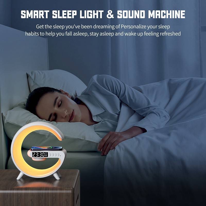 G63 Bluetooth Speaker Wireless Charger Light 10W 2025 - Smart sleep light & sound machine