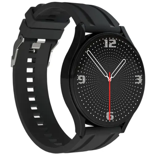 GT1 Bluetooth Calling Smartwatch Touch Display IP67 - Black watch full display