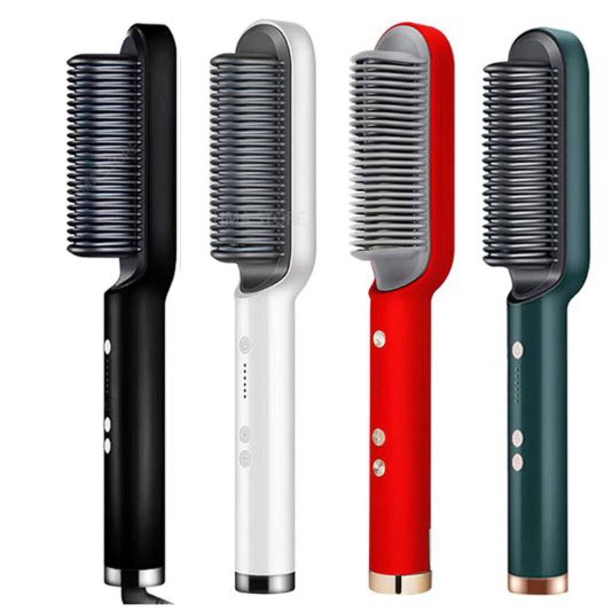 Hair Straightener Brush 909 3D Heating 5 Temps Hair Straightener Brush 909 3D Heating 5 Temps - Four colors