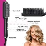 Hair Straightener Brush 909 3D Heating 5 Temps Hair Straightener Brush 909 3D Heating 5 Temps - Straight hairs