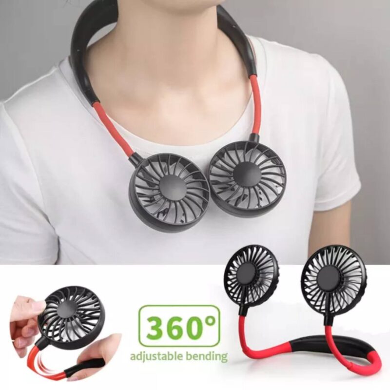 Hanging Neck Fan Kitchen Portable USB 2000mAh 2025
