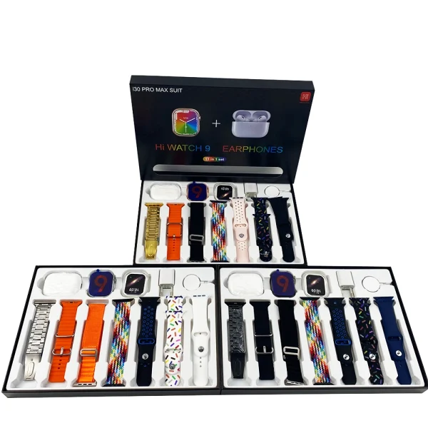 i30 Pro Max Smartwatch Earbuds Combo 11-in-1 - Main full view