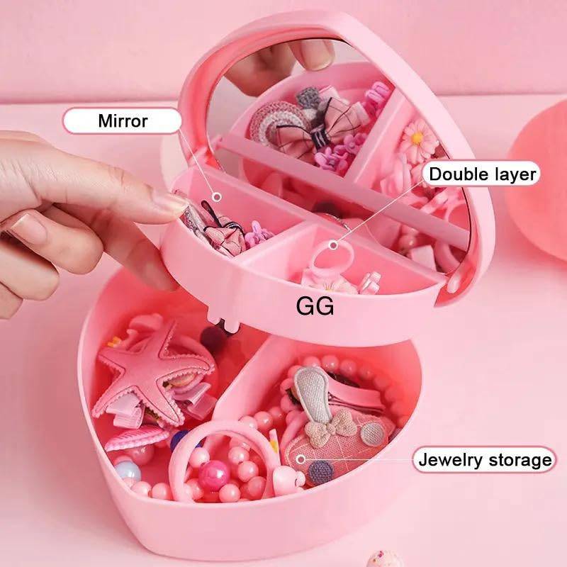 Jewellery Storage Box Heart Shape for Girls 2025 - Quality view