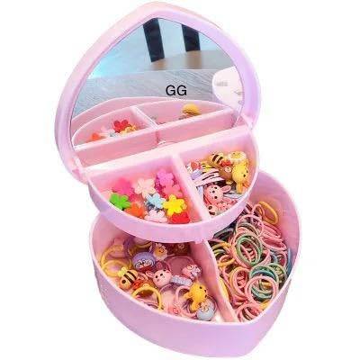 Jewellery Storage Box Heart Shape for Girls 2025 - Storage view